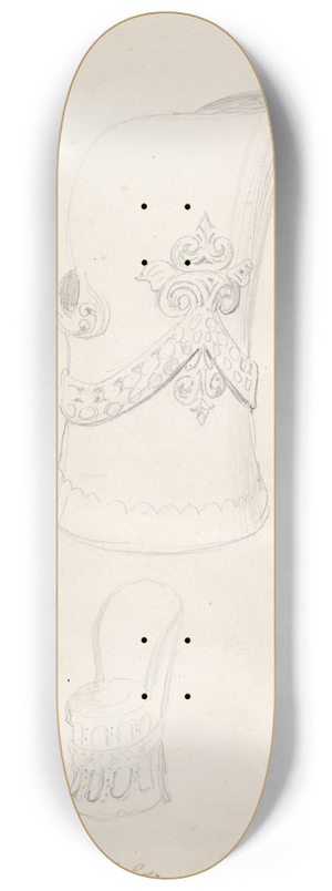 Adolph Tidemand - Kubbestoler, Ben i Tuddal 8.25 inch art skate deck