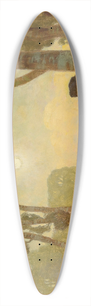Eduard Kasparides - Vollmondnacht 39.3 inch art pintail longboard deck Eduard Kasparides - Vollmondnacht 39.3 inch art pintail longboard deck
