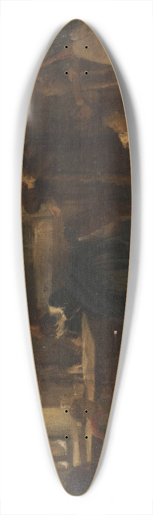 Eduard Kurzbauer - Die ereilten Flchtlinge 39.3 inch art pintail longboard deck