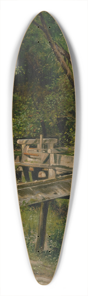 Eduard Majsch - Mill 39.3 inch art pintail longboard deck Eduard Majsch - Mill 39.3 inch art pintail longboard deck