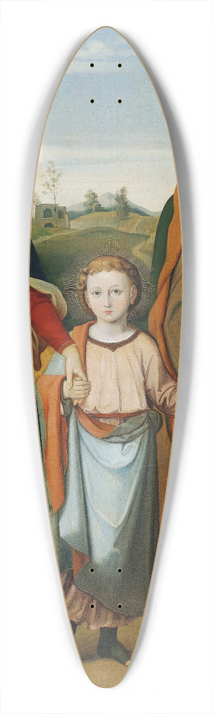 Eduard Ritter von Engerth - The holy family on the way home from the temple 39.3 inch art pintail longboard deck