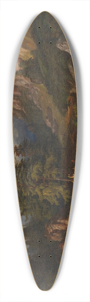 Eduard Schleich The Elder - Gebirgsbach 39.3 inch art pintail longboard deck