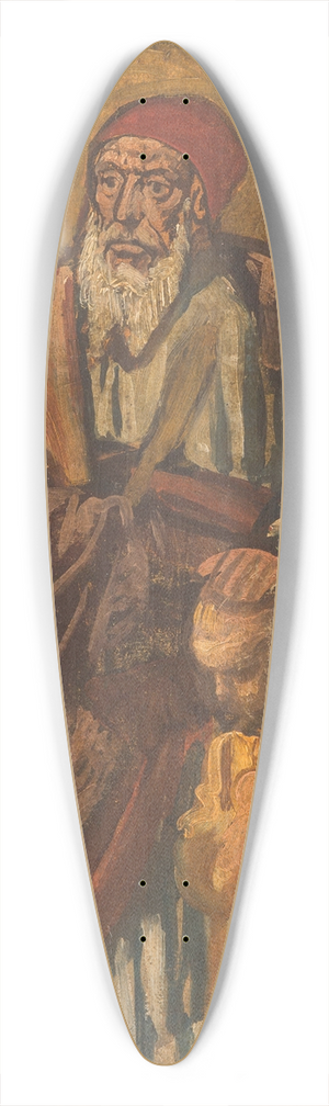 EDUARD VON GEBHARDT - Abraham blessing (study) 39.3 inch art pintail longboard deck