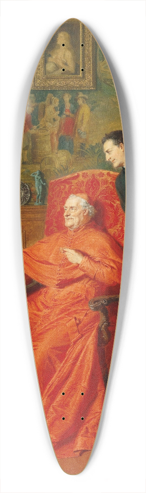 Eduard von Grtzner - A patron of the arts 39.3 inch art pintail longboard deck