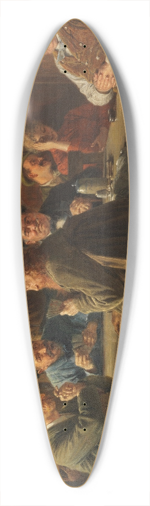 Eduard von Grtzner - Vorstadtkneipe 39.3 inch art pintail longboard deck