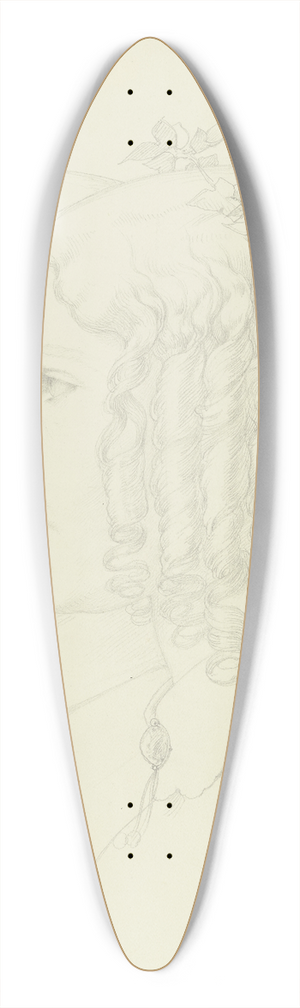 Eduard von Steinle - Antonie von Blittersdorff und Ludowika von Blittersdorff, verehelichte von Rauch, im Profil nach links 39.3 inch art pintail longboard deck