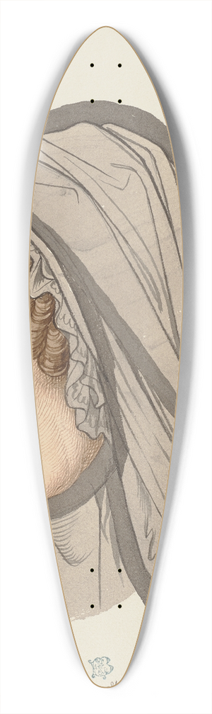 Eduard von Steinle - Bildnis Antonie Brentano geb. von Birkenstock 39.3 inch art pintail longboard deck