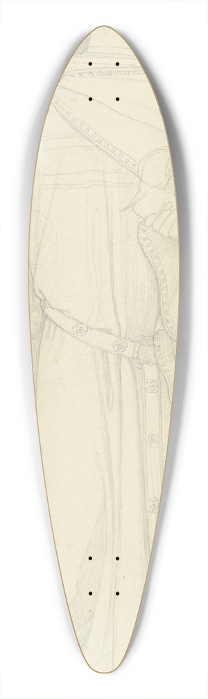 Eduard von Steinle - Emperor Albert I 39.3 inch art pintail longboard deck