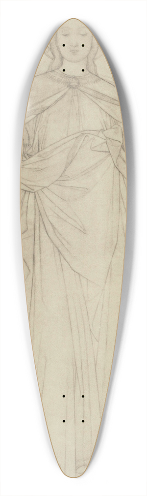 Eduard von Steinle - Entwurf zu einem Altar Mittelbild 39.3 inch art pintail longboard deck