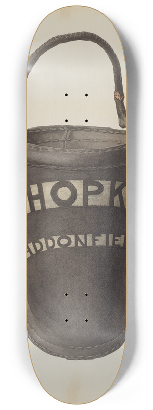 Carl Buergerniss - Fire Bucket 8.25 inch art skate deck