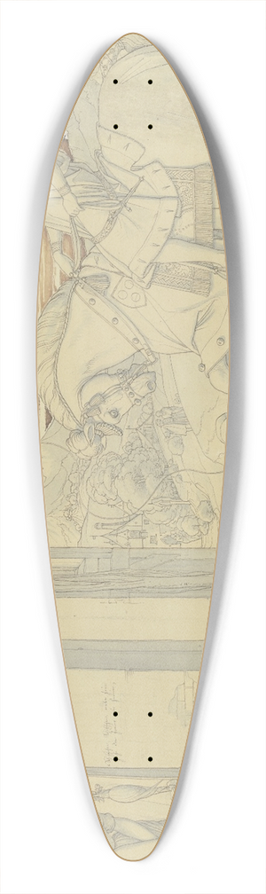Eduard von Steinle - Mrchen von der Nadel, der Spindel und dem Weberschiffchen (erste Komposition) 39.3 inch art pintail longboard deck
