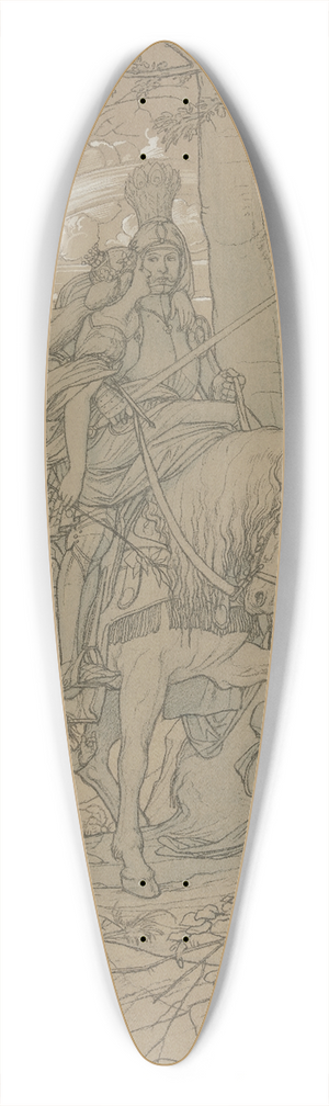 Eduard von Steinle - Wer das Glck hat, fhrt die Braut heim (erste Komposition) 39.3 inch art pintail longboard deck
