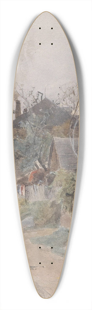 Eduard Zetsche - Donauufer in der Wachau 39.3 inch art pintail longboard deck