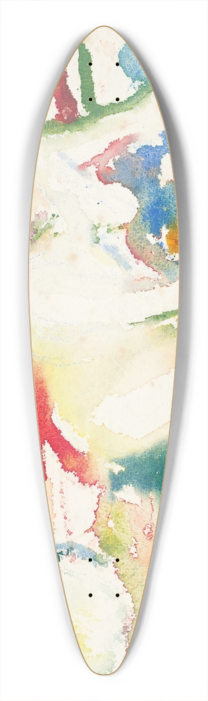 Edvard Munch - Akt p mnstret teppe 39.3 inch art pintail longboard deck