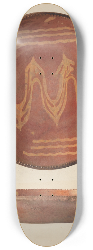 Carl Buergerniss - Pie Plate 8.25 inch art skate deck