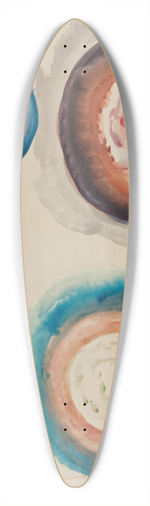 Edvard Munch - Det syke yet. Optiske illusjoner 39.3 inch art pintail longboard deck