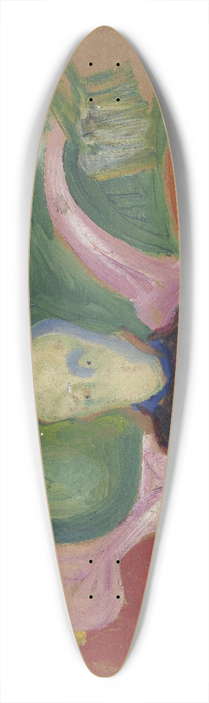 Edvard Munch - Landowner in the Park 39.3 inch art pintail longboard deck Edvard Munch - Landowner in the Park 39.3 inch art pintail longboard deck