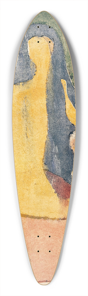 Edvard Munch - Sittende akt 39.3 inch art pintail longboard deck