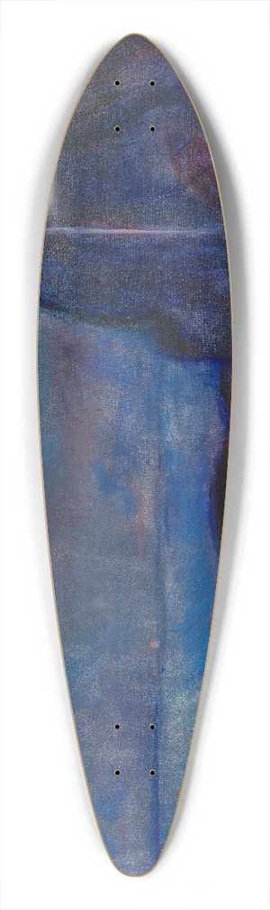 Edvard Munch - Starry Night 39.3 inch art pintail longboard deck