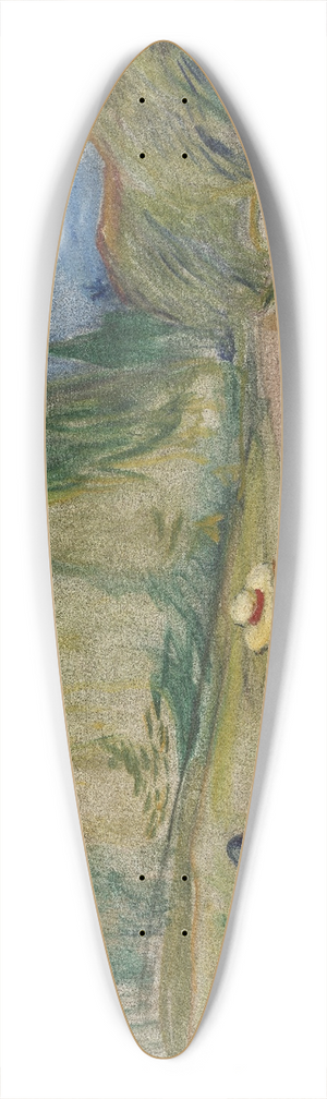 Edvard Munch - The Fairytale Forest 39.3 inch art pintail longboard deck