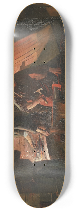 Carl Carlsen - Fra en smedje 8.25 inch art skate deck