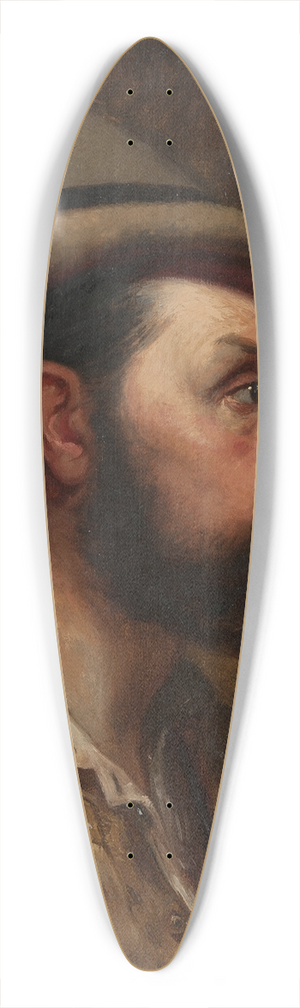Edvard Persus - Self-portrait as a hunter 39.3 inch art pintail longboard deck
