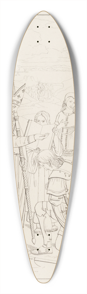 Edvard Sonne - De frste danske kristnes db 39.3 inch art pintail longboard deck