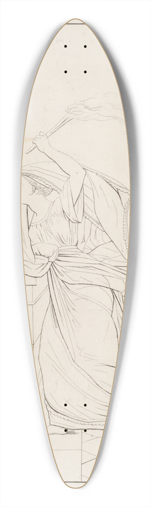 Edvard Sonne - Hero ventende Leander 39.3 inch art pintail longboard deck