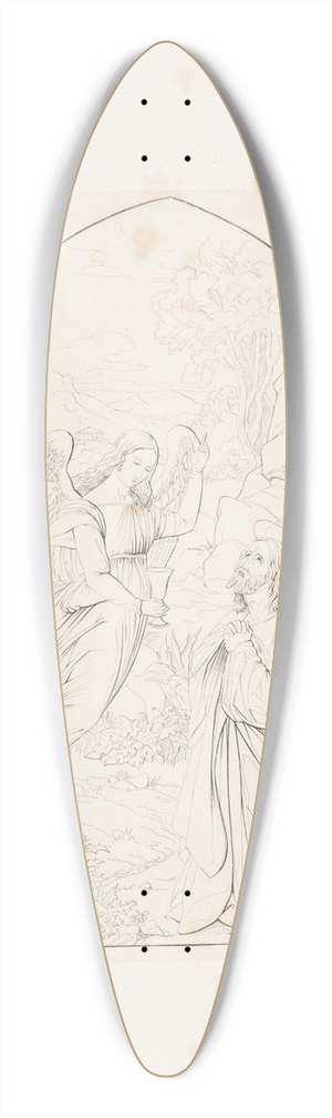 Edvard Sonne - Kristus i Getsemane have 39.3 inch art pintail longboard deck