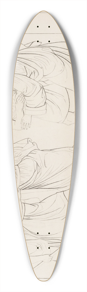 Edvard Sonne - Scene af Tobias` Historie 39.3 inch art pintail longboard deck