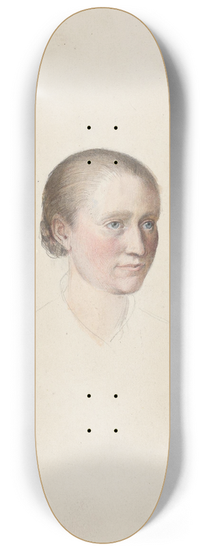 Adolph Tidemand - Kvinnehode. 8.25 inch art skate deck