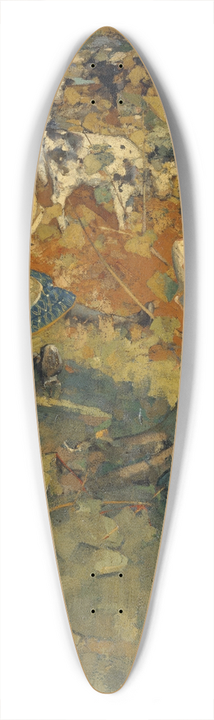 Edward Atkinson Hornel - Summer 39.3 inch art pintail longboard deck