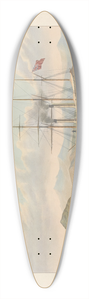 Edward Duncan - The Bentinck 39.3 inch art pintail longboard deck