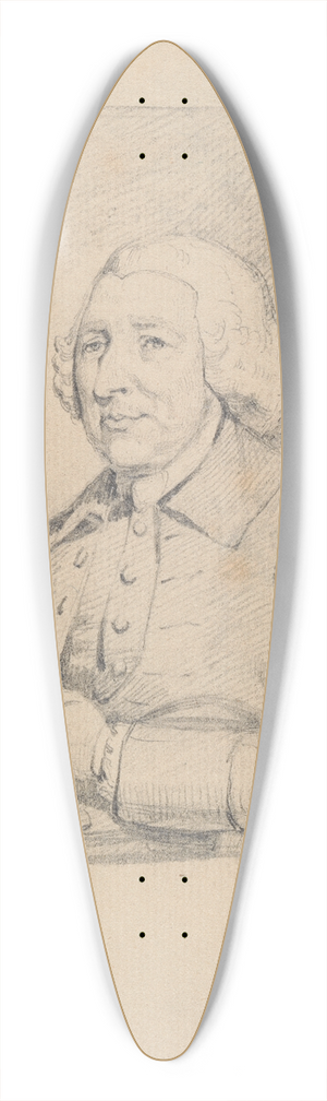 Edward Francis Burney - Mr. Crisp 39.3 inch art pintail longboard deck