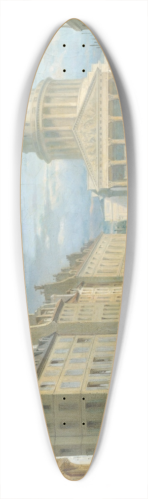 Edward Gab - Prise du Panthon, vue de la rue Soufflot, le 24 juin 1848, actuel 5me arrondissement 39.3 inch art pintail longboard deck
