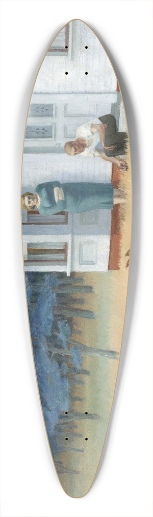 Edward Hopper - Cape Cod Evening 39.3 inch art pintail longboard deck