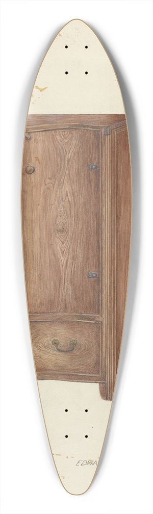 Edward Jewett - Cupboard 39.3 inch art pintail longboard deck
