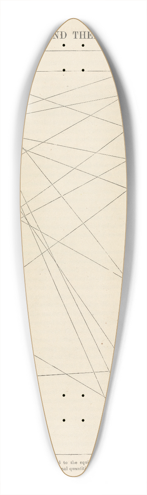 Edward Livingston Youmans - Plate I: Metalloids and Their Compounds 39.3 inch art pintail longboard deck