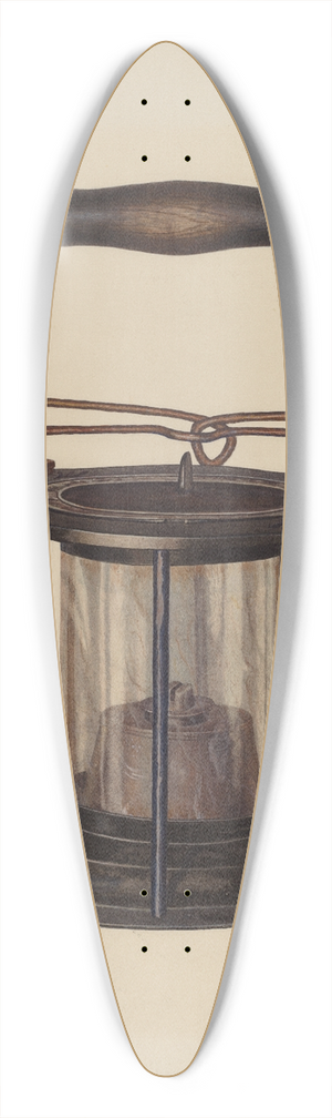Edward L. Loper - Combination Lantern-Stove 39.3 inch art pintail longboard deck Edward L. Loper - Combination Lantern-Stove 39.3 inch art pintail longboard deck