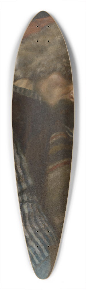 Edward Mateusz Jan Rmer - A Peasant with fur cap 39.3 inch art pintail longboard deck