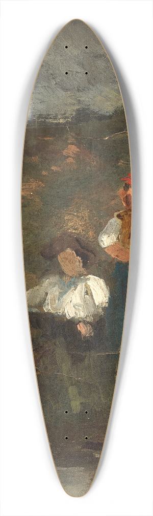 Edward Mitchell Bannister - Repose 39.3 inch art pintail longboard deck