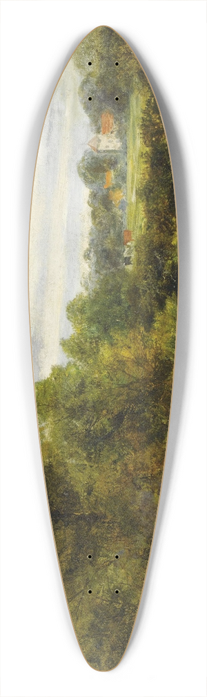 Edward Mitchell Bannister - Summertime 39.3 inch art pintail longboard deck