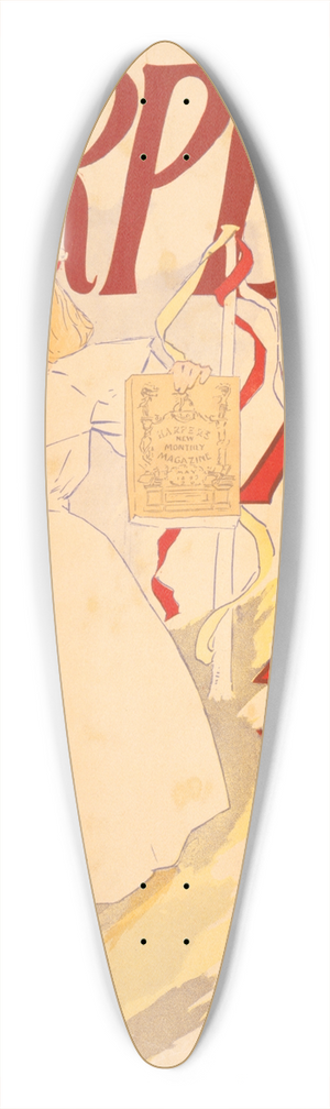 Edward Penfield - Harpers for May 39.3 inch art pintail longboard deck