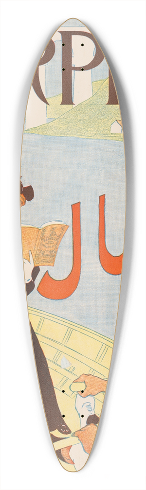Edward Penfield - Harpers June 39.3 inch art pintail longboard deck Edward Penfield - Harpers June 39.3 inch art pintail longboard deck