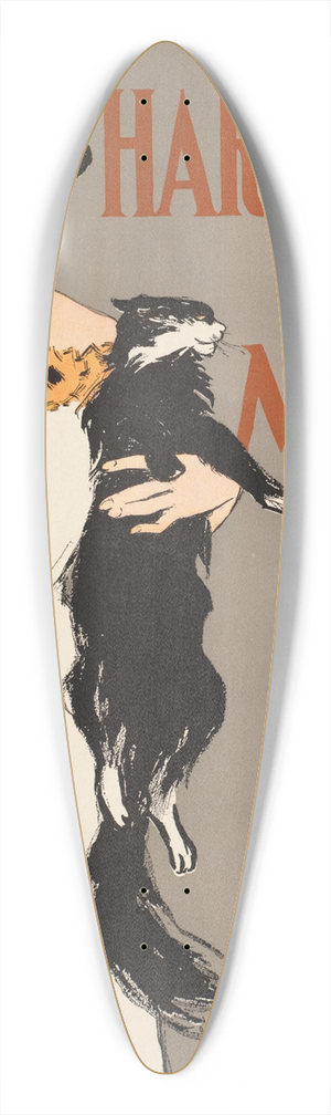 Edward Penfield - Harpers May 39.3 inch art pintail longboard deck Edward Penfield - Harpers May 39.3 inch art pintail longboard deck