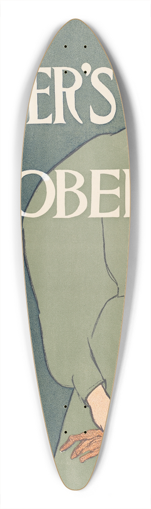 Edward Penfield - Harpers October 39.3 inch art pintail longboard deck