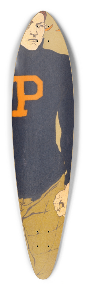 Edward Penfield - Princeton 39.3 inch art pintail longboard deck Edward Penfield - Princeton 39.3 inch art pintail longboard deck