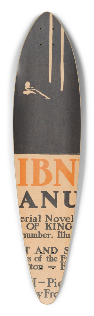 Edward Penfield - Scribners for January 39.3 inch art pintail longboard deck