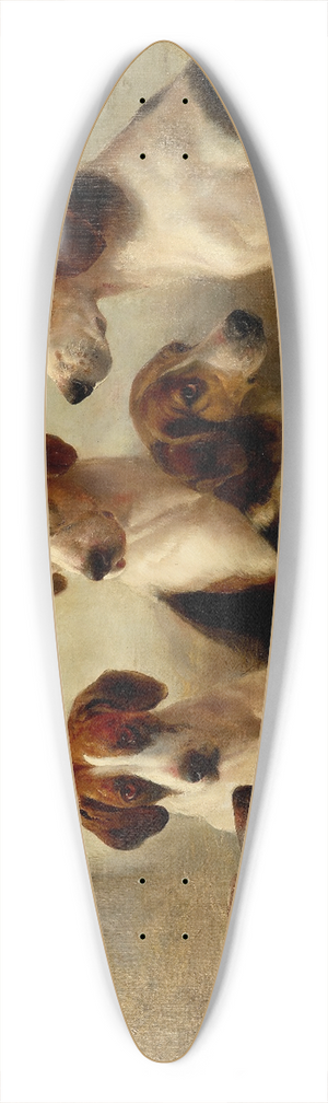 Edward Robert Smythe - Favorite Hounds 39.3 inch art pintail longboard deck