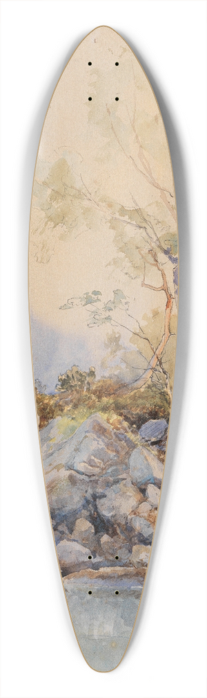 Edward Theodore Compton - Eibsee 39.3 inch art pintail longboard deck